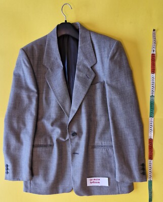 GRAUE JACKE GR 48 GUTER ZUSTAND VINTAGE