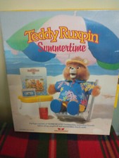 Teddy Ruxpin Summertime Boxed Set - Book, tape and outfit - incredible condition
