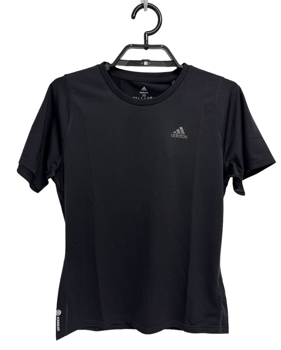 adidas H57742 Women's Running T-shirt top black short sleeve
