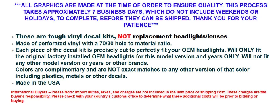 Kit de calcomanía de gráficos de ojos de faros para ojos Kawasaki Z125 Pro 2017-2023 CYBORG U Foto 2 de 2