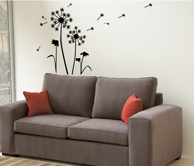 Dandelion Flower Wall  Decal  Deco  Art  Sticker  Mural eBay