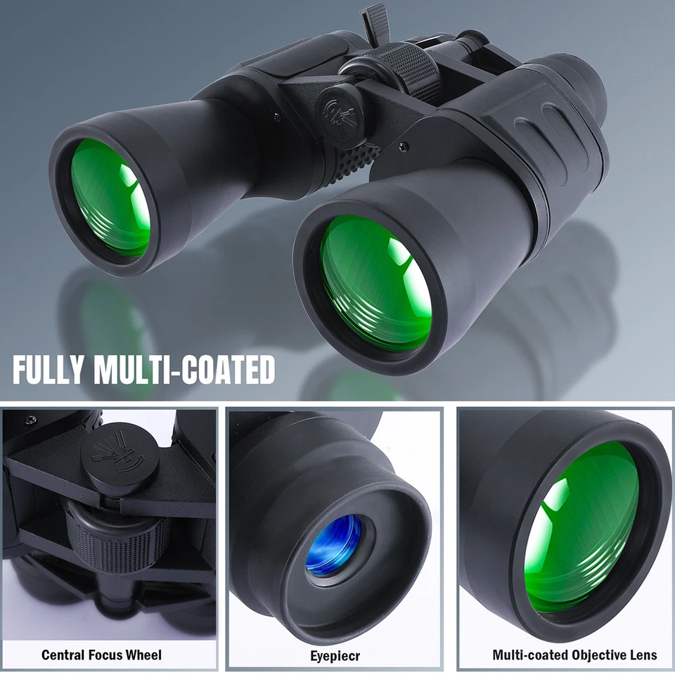 Binoculars 10-180 X 100 High Magnification HD Long Range Zoom Telescope+Case - Image 2 of 4