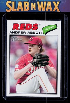 2026 Topps Heritage Andrew Abbott #31 Cincinnati Reds