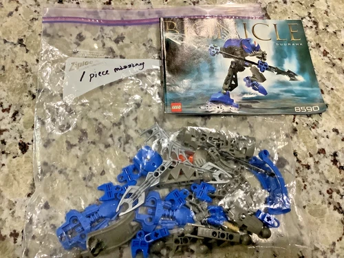 Lego 8590  Bionicle Rahkshi Guurahk 2003 99% Complete Missing Kraata Free ship