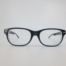 Ray-Ban RB 1555 3667 Blue Black Rectangular Eyeglass Frames 48-16-130 Mens