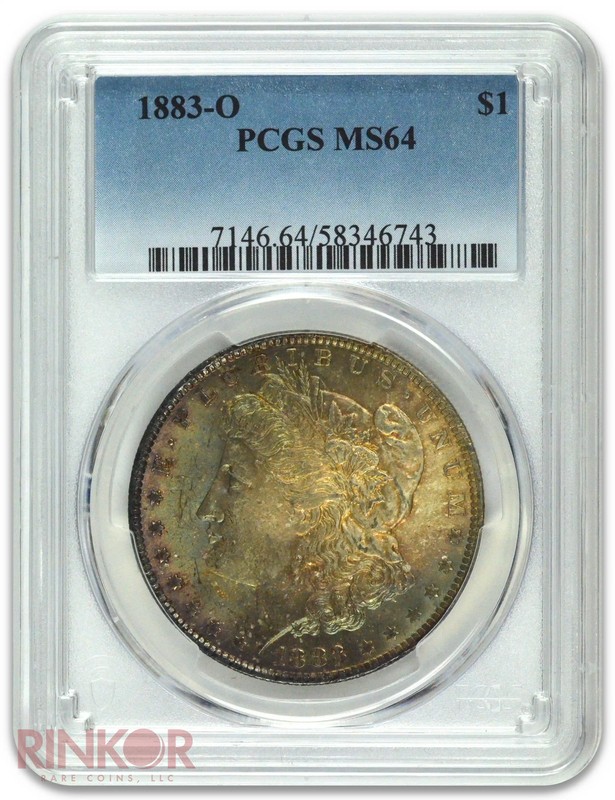 1883-O $1 Morgan Dollar PCGS MS 64
