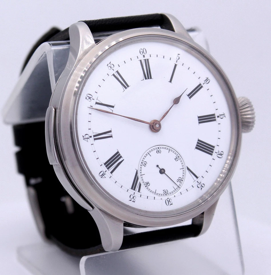 Noble Minutenrepetition swiss Mariage Wristwatch 51mm ca. 1910 Minute Repeater - Bild 1 von 4