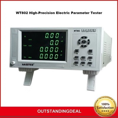 WT802 High-Precision Electric Parameter Tester 3-600V AC DC Digital Power Meter 