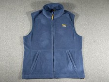 L.L.Bean Mountain Classic Fleece Vest, Blue Large