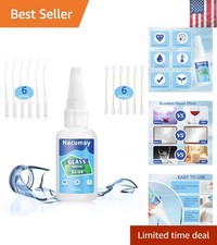 Glass Repair, Glass Glue Clear Waterproof, 35g Glues Clear Repairs Heavy Duty...