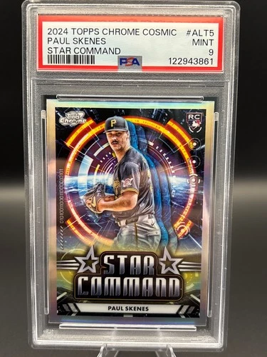 2024 Topps Cosmic Chrome Star Command Paul Skenes PSA 9 MINT Rookie RC 10tn