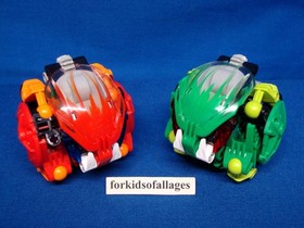 LEGO Bionicle Tahnok (8563) & Lehvak (8564) Incomplete Bohrok 2002 Sets