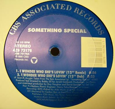 Something Special - I Wonder Who She's Lovin' (12'', Single)