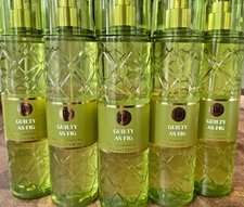 (5) GUILTY AS FIG 8oz Fine Fragrance MIST Bath and Body Works EVERYDAY LUXURIES