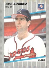 1989 Fleer #585 Jose Alvarez