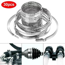 30x Edelstahl-Antriebswelle Achsmanschette Schellen Befestigungsclip Klemme