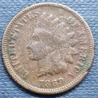 1869 Indian Head Cent 1c Better Grade Details #100787