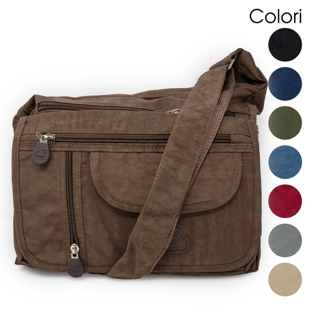 Borsa Tracolla Regolabile Antifurto YYW In Nylon, 29x23 Cm, Multitasche (10 Tasche), Leggera E Regolabile Per Uso Quotidiano E Viaggi Borsa A Tracolla Donna Impermeabile