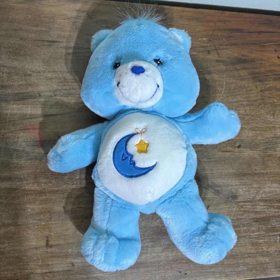 Плюшевая игрушка-животное Vintage Care Bears медведь на ночь 2002 Play Along 12 дюймов - Изображение 2 из 4