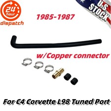 Throttle Body Coolant Hose Kit For C4 Corvette 1985-1987 L98 Tuned Port Black Throttle Body Coolant Hose Kit For C4 Corvette 1985-1987 L98 Tuned Port Black
