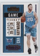 2020-21 Panini Contenders Game Ticket Bronze Gordon Hayward #14 14tz