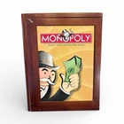 Parker Brothers Monopoly Collectible Wooden Box Vintage - Free Shipping