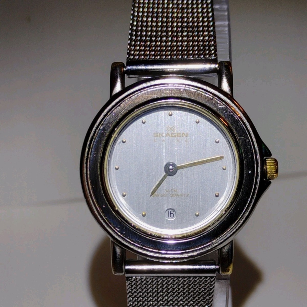 Skagen Swiss Quartz Analog Silver Mesh Water-Resistant  display picture 1