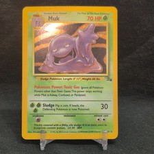 Wizards Pokemon TCG Fossil Muk 13/62 Holo Rare 70 HP Stage 1 EN 1999 on eBay