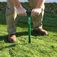 LANDZIE Soil Probe - 20 Inch Soil Sample Probe Soil Core Sampling Tool - 12 Inch
