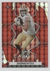 2022 Panini Mosaic Football Red George Kittle #179 PSA 7.5