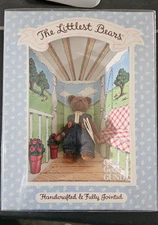 THE LITTLEST BEARS by GUND  “Grandfather” Miniature Jointed Bear - Vintage/Boxed