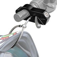 Heavy Duty Solid Handlebar Lock  Helmet Combo Lock for Motorcycle Bike ATV S...