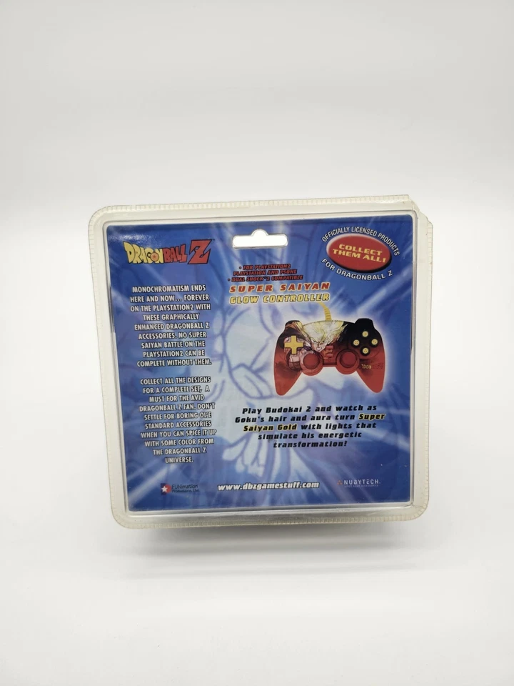 Dragon Ball Z Super Saiyan Goku PS2 Controller RARE PlayStation DBZ NUBYTECH - Image 2 of 4