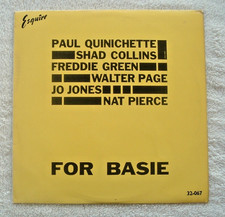 Jazz LP PAUL QUINICHETTE For Basie/UK Esquire...