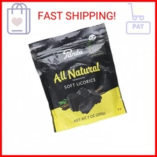 Panda Licorice Soft Chews Black, 7 Oz