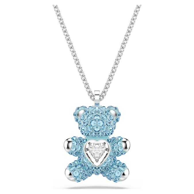 Swarovski Teddy Little Bear Necklace rhodium-plated