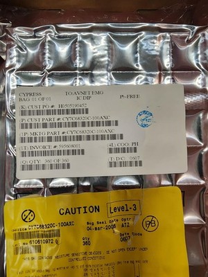 Lot of 360 Cypress CY7C68320C-100AXC USB Controller IC New Sealed Pb-Free 07/dc