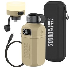 20,000mAh Rugged Power Bank with Fast Charge USB-C PD, IP68 Waterproof Shockp...
