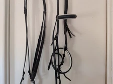 Black HDR Bridle with black web reins