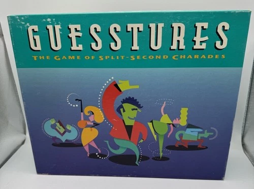 Vintage Guesstures Game by Milton Bradley - 1990 Edition - Complete