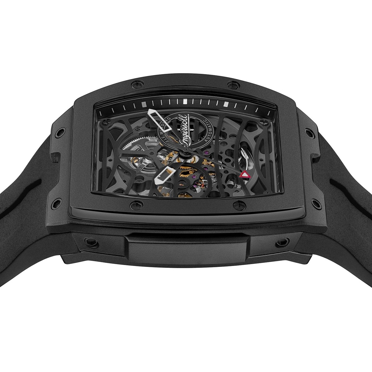 Ingersoll Men's Silicone Black Ingersoll The Rim Wristwatch UIN16201