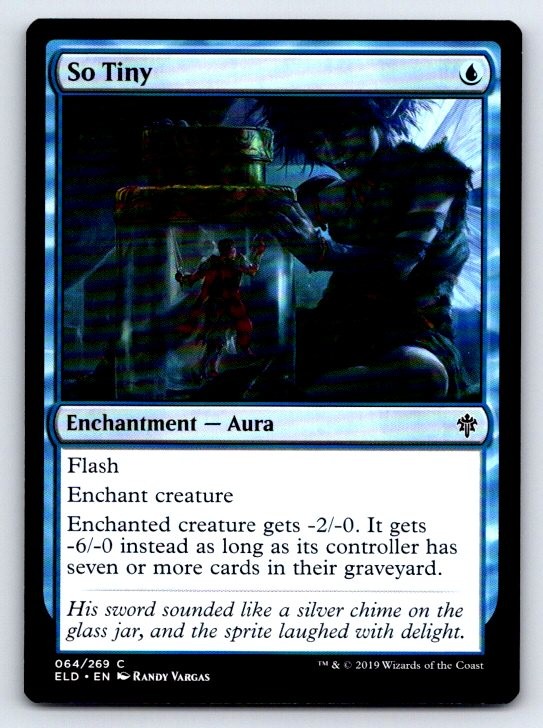 So Tiny 64 Common Throne of Eldraine Magic: The Gathering Lightly Played