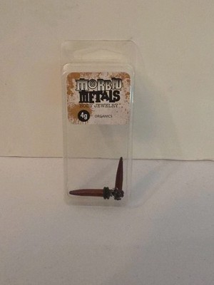 Morbid Metals Organic Wood Ear Tapers 4g Gauges Dark Brown Plugs