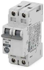 CIRCUIT BREAKER, ALLEN-BRADLEY 1492-CB2G150, 2 POLE 15 AMP, NEW