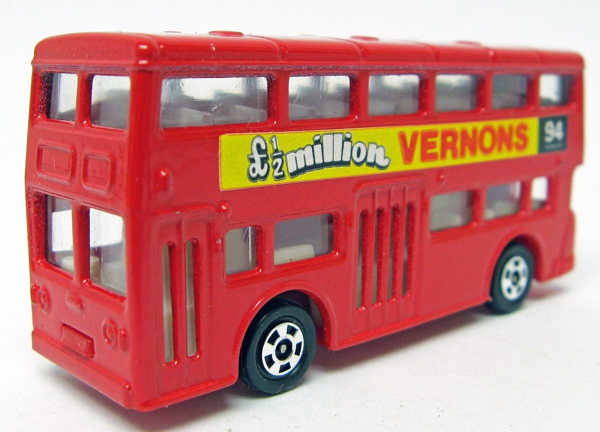 London Double Decker Bus Vernons red Tomica F15 japan M | eBay