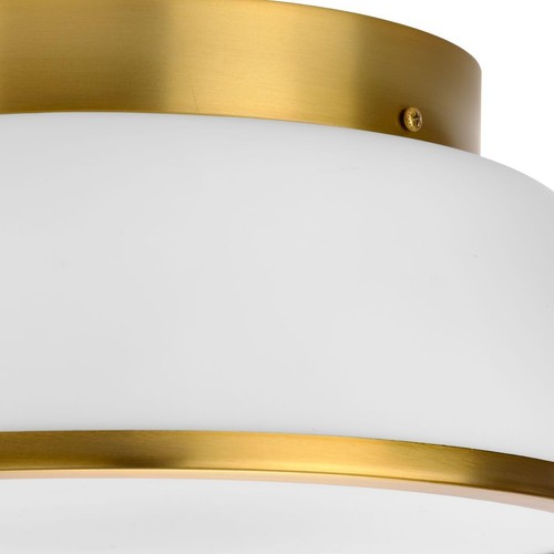Progress Lighting P350255-109 Two-Light Brushed Bronze 11-1/4" Flush Mount Light - Picture 6 of 8