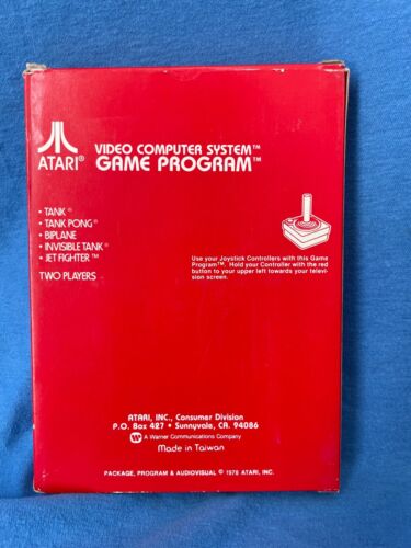 Videojuego Atari 2600 1978 Combat Atari - De colección CIB completo en caja con manual - Imagen 3 de 13