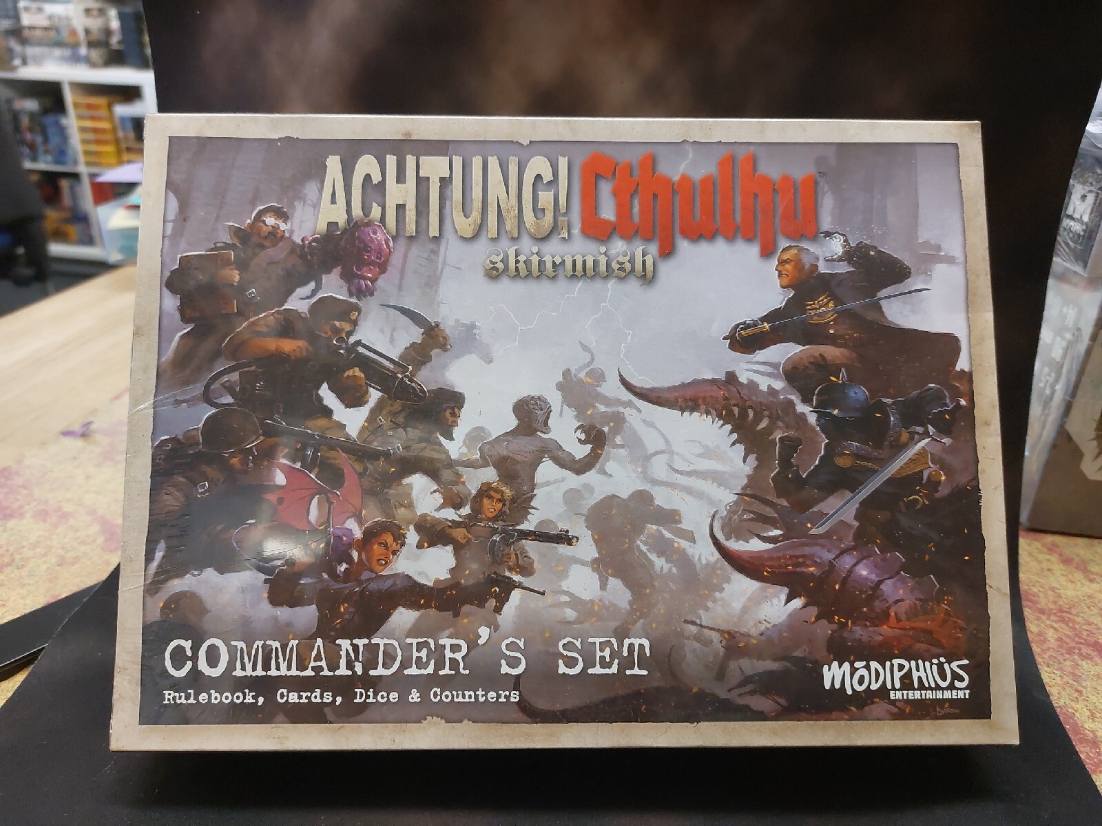 Achtung! Cthulhu SKIRMISH Commander's Set 2017 - MODIPHIUS- BNIB & SEALED