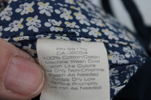 HEI HEI SIZE 12 NAVY BLUE WOMENS COTTON PANTS LIGHT WEIGHT - Picture 6 of 7