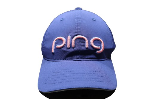 Casquette De Golf Ping G25 I25 - Bleu Marine Réglable - Pour Homme - Occasion Bon état